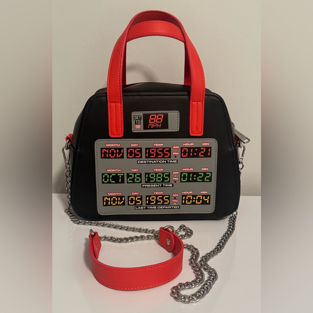 Universal Studios Back To The Future Loungefly Crossbody Bag